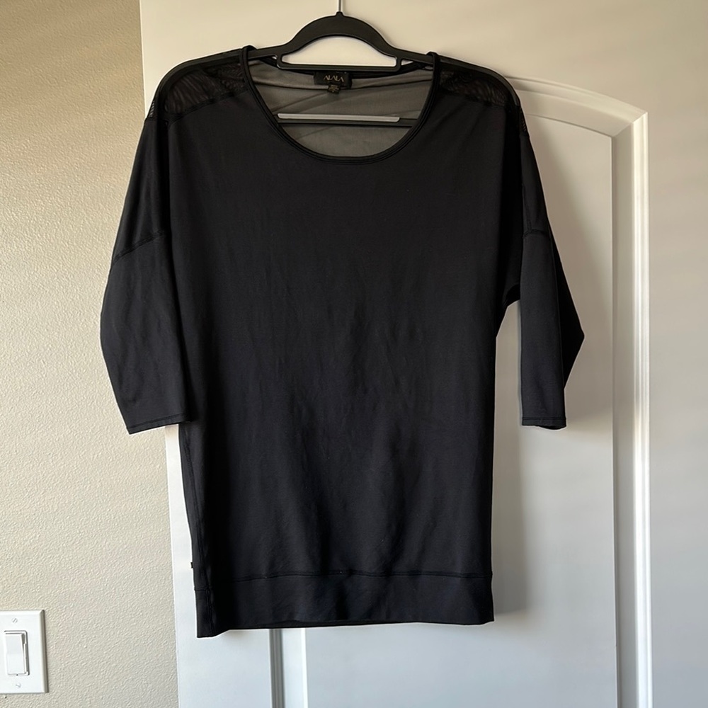 Alala Black Women's Top mesh